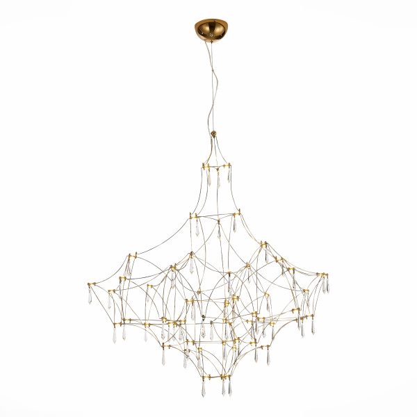 Люстра подвесная Золотистый, Прозрачный LED 114*0,45Вт 3000К SL797.203.114 ST LUCE