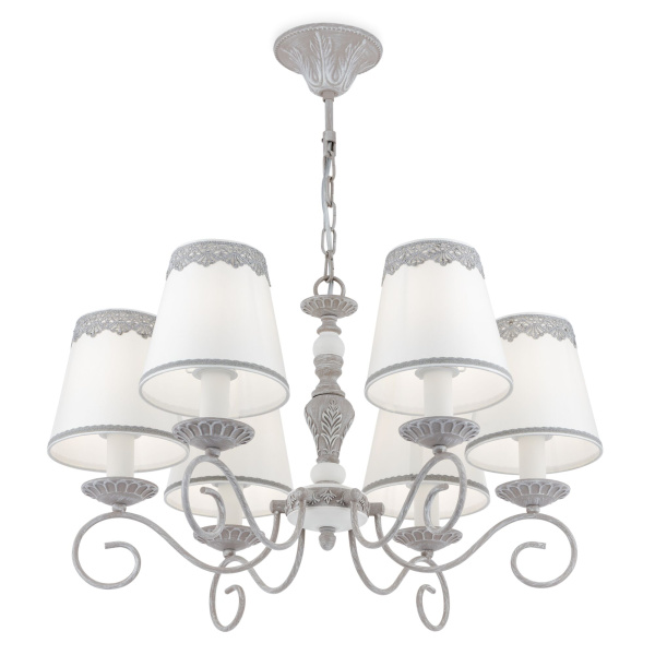 Люстра 6*E14 40Вт Серый IP20 Bouquet ARM023-06-S Maytoni