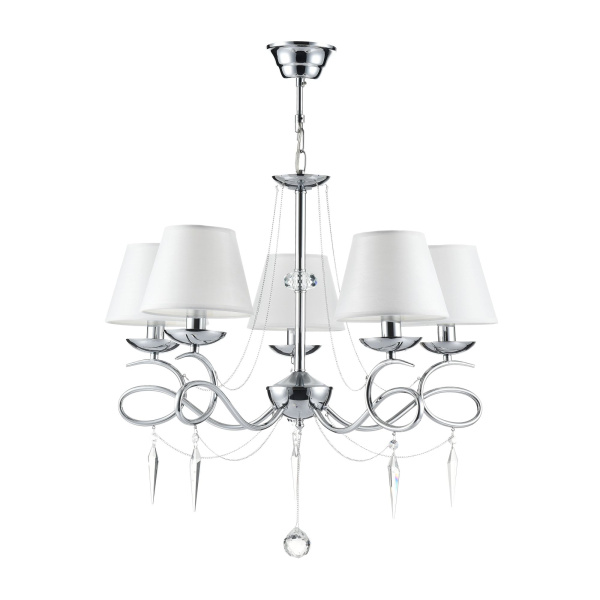 Люстра 5*E14 40Вт Хром IP20 Haley FR2909-PL-05-CH Freya
