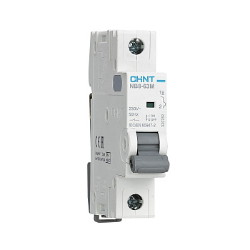 Выключатель автоматический ВА МОД NB8-63M 1П 1А 10кА K без тепл. расцеп. CHINT