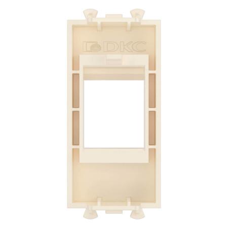 Адаптер без шторки для Keystone, "Avanti", "Ванильная дымка", 1 модуль DKC