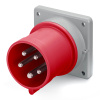 Вилка панельная IP44 16A 3P+E+N 400В DKC