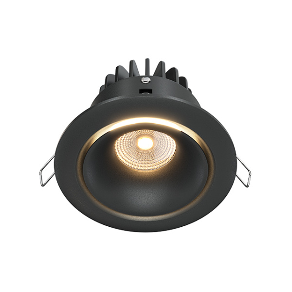 Встраиваемый светильник LED 12Вт Черный IP20 Downlight DL031-L12W3K-D-B Technical Maytoni