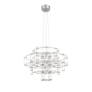Люстра подвесная Хром/Хром LED 64*0,2Вт 3200К SL798.103.64 ST LUCE