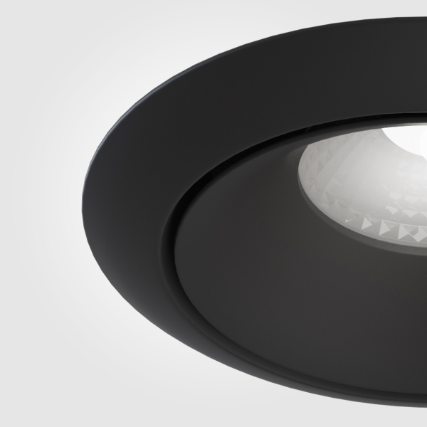 Встраиваемый светильник LED 12Вт Черный IP20 Downlight DL031-L12W4K-D-B Technical Maytoni