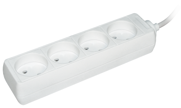 Удлинитель У4 4 места 2P/5м 2х0,75мм2 10А/250В IEK