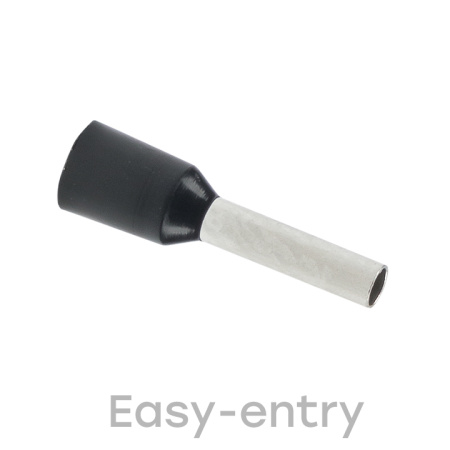 Наконечник штыревой втулочный изолированный НШвИ 1,5-8 (50шт) PROxima EKF