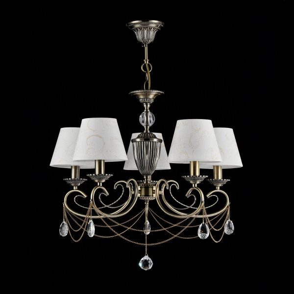 Люстра 5*E14 40Вт Бронза IP20 Brossard FR2904-PL-05-BZ Freya