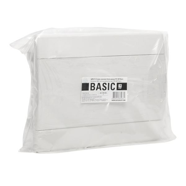 Щит распределительный ЩРВ-П-12 (пром, упаковка) белая дверца IP41 Basic EKF