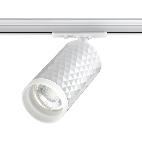 Св-к трековый однофазный двухжильный IP20 GU10 9W 220V BRILL белый NOVOTECH