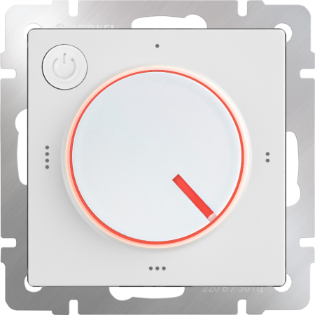 Встраиваемые механизмы терморегулятор СУ для теплого пола 16А Белый IP20 Werkel