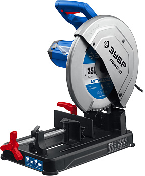 Отрезная пила (монтажная) Профессионал, без диска, ПОМ-355, 2000 Вт, 355 мм ЗУБР