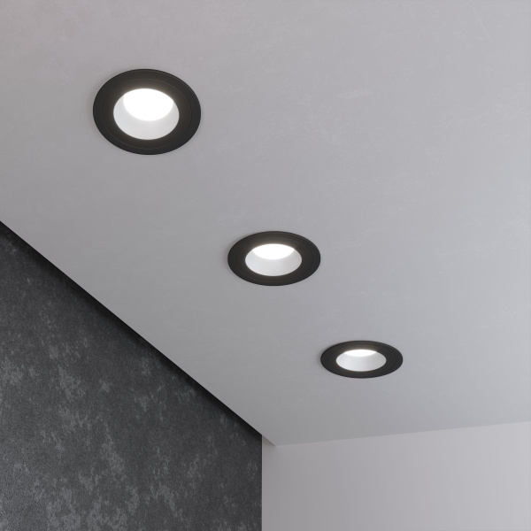 Встраиваемый точечный светильник GU10 серебряный IP20 (a053354) Elektrostandard