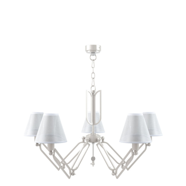 Люстра 5*E14 40Вт Матовый Белый IP20 Hightech 13 M1-05-WM-LMP-O-20 Maytoni