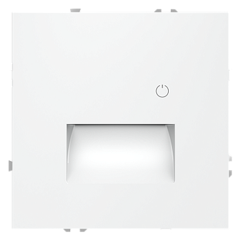 Подсветка светодиодная встраиваемая Voltum S70 с датчиком, (белый матовый)