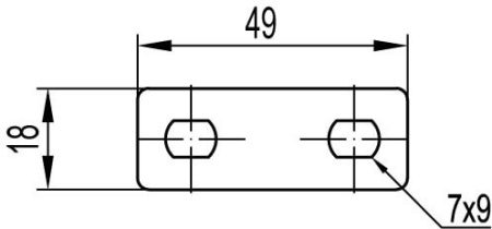 Никелированная пластина для заземления PTCE DKC