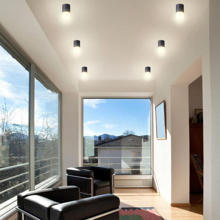 Св-к накл.IP20 GU10 9W 220-240V ELINA черный NOVOTECH