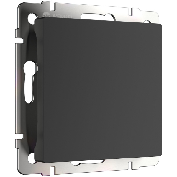 Заглушка (черный матовый) СУ IP20 Werkel