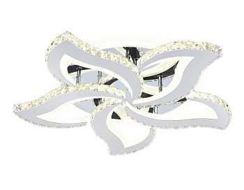 Светильник потолочный светодиодный с пультом FA1723/5 CH хром 105W 3000K/4200K/6400K 550*540*90 (ПДУ РАДИО 2.4G) Ambrella Light