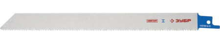 Полотно "ЭКСПЕРТ" S1122VF к саб эл.ножов Bi-Met,универс. с перем.шаг зуб, трубы до 4",210/1,8-2,5мм ЗУБР