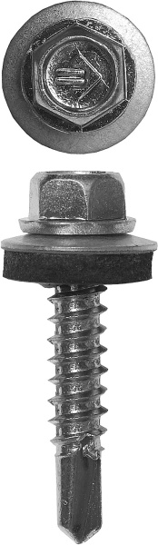 Саморезы СКМ кровельные, 75 х 5.5 мм, 800 шт, для металлических конструкций, Профессионал ЗУБР