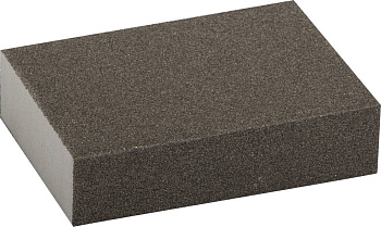 Губка шлифовальная "Мастер" четырехсторонняя, средняя жесткость, Р120, 100х68х26мм ЗУБР