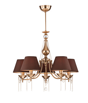 Люстра 5*E14 60Вт Латунь IP20 Chester RC0100-PL-05-R Maytoni