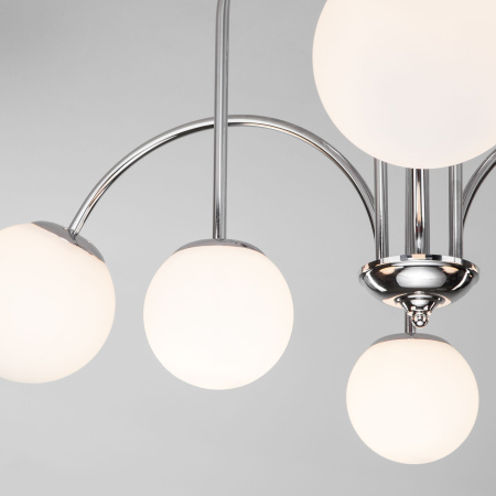 Потолочная люстра с плафонами 6*E27 40Вт хром IP20 (30177/6 хром) Eurosvet