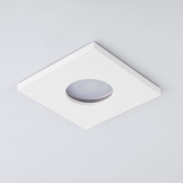 Влагозащищенный точечный светильник GU10 белый матовый IP44 (a053364) Elektrostandard