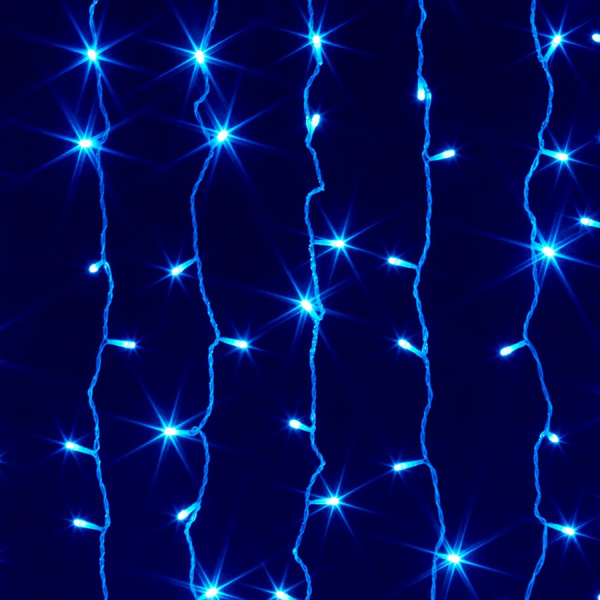 Гирлянда новогодняя "Занавес" GLFG-96-150-100-IP20-CR-B 96 диодов 1.5x1м с контроллером 8 режимов General