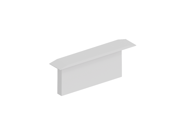 Donel Боковая глухая заглушка для профиля DN18509 Цвет:Белый,Серия:DN8ALE