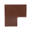 Угол внутренний (25х25) (4 шт) темное дерево EKF-Plast