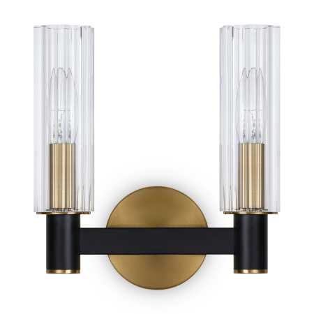 Настенный светильник (бра) 2*E14 40Вт Черный IP20 Ambra FR5167WL-02B Freya