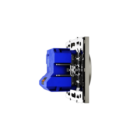 Светорегулятор встраиваемый Voltum S70 поворотно-нажимной 600 Вт, (шелк)