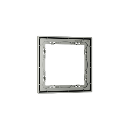 Рамка пластиковая Voltum S70 на 1 пост, (сталь)