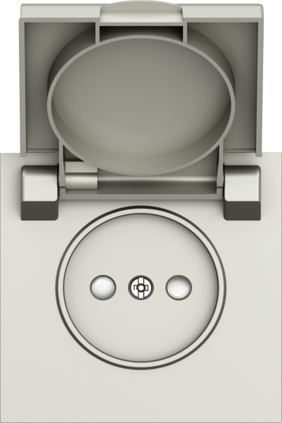 Donel S08 шампань накладка для розетки без заземления, с крышкой, 16A 250 В~, серия DB