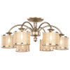 Потолочный светильник 6*E14 40Вт Матовое Золото IP20 Ksenia FR2539CL-06G Freya