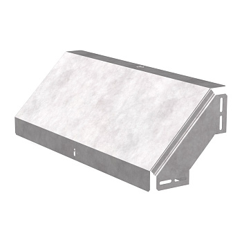 Угол вертикальный внешний 90 градусов с крышкой Стандарт 600х100 Промрукав