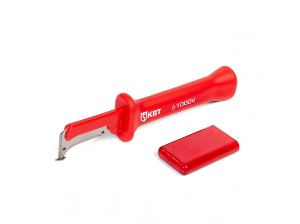 НМИ-11 Нож монтерский диэлектрический с малой «пяткой» и частично изолированным лезвием КВТ