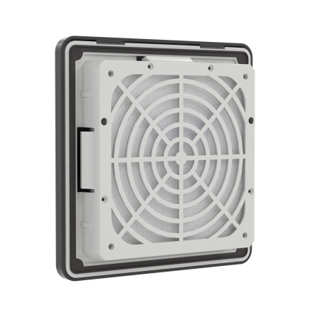 Вентиляционная решетка с фильтром RF 112x112 мм, IP54, RAL9005 DKC