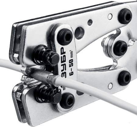 ПКГ-50 пресс-клещи усиленные гексагональные 6 - 50 мм.кв, Профессионал ЗУБР