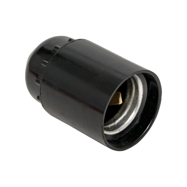 Патрон карболитовый подвесной Е27 черн, индивидуальный пакет EKF