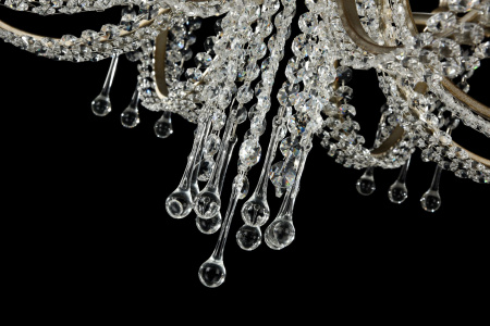 Люстра 8*E14 40Вт Серебро Антик IP20 Bience H018-PL-08-NG Maytoni