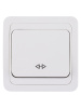 Перекрестный выключатель 1-кл. 10А белый "Валдай" TDM