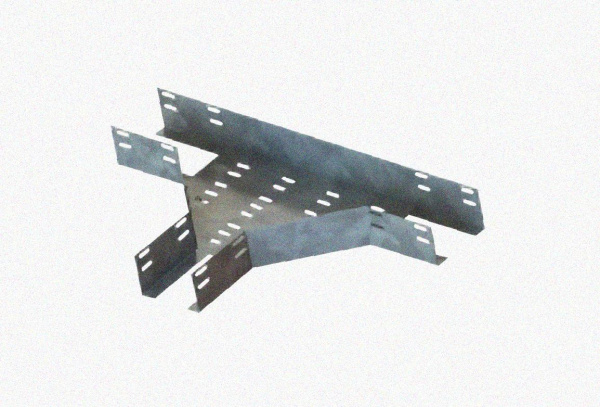 Лоток тройниковый перфорированный ОТ 100х100 У3, окрашенный, S1,5