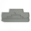 LD563-1-40 Торцевая заглушка для ЗНИ LD555 4 мм² (JXB ST 4), серый STEKKER