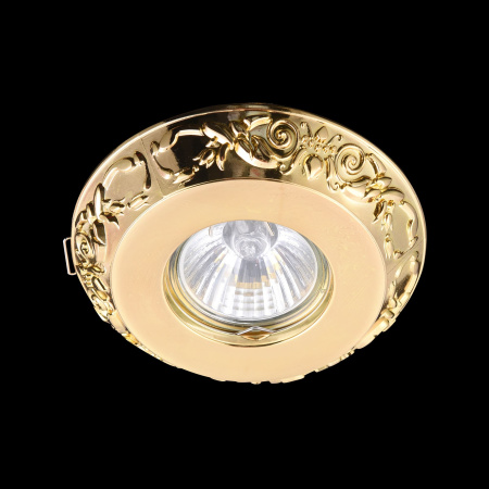 Встраиваемый светильник 1*GU10 50Вт Золото IP20 Metal Classic DL300-2-01-G Maytoni