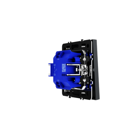 Выключатель встраиваемый Voltum S70 одноклавишный 10А, (графит)