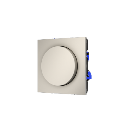 Светорегулятор встраиваемый Voltum S70 поворотно-нажимной 600 Вт, (кашемир)