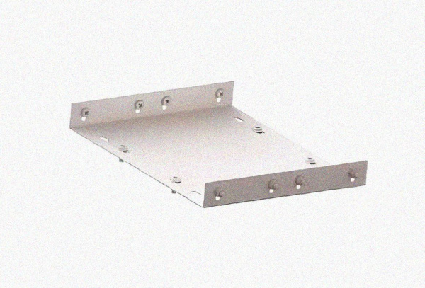 Соединитель лотковый замковый СЛЗ-300х110х1,5 УХЛ1, оцинкованный лист, S1,5